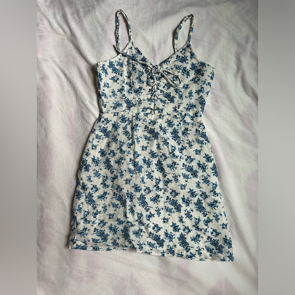 Winston White Floral Mini Dress